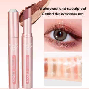 Pearlescent Shiny Waterproof Sweat Proof Gradient Two-Color Eye Shadow