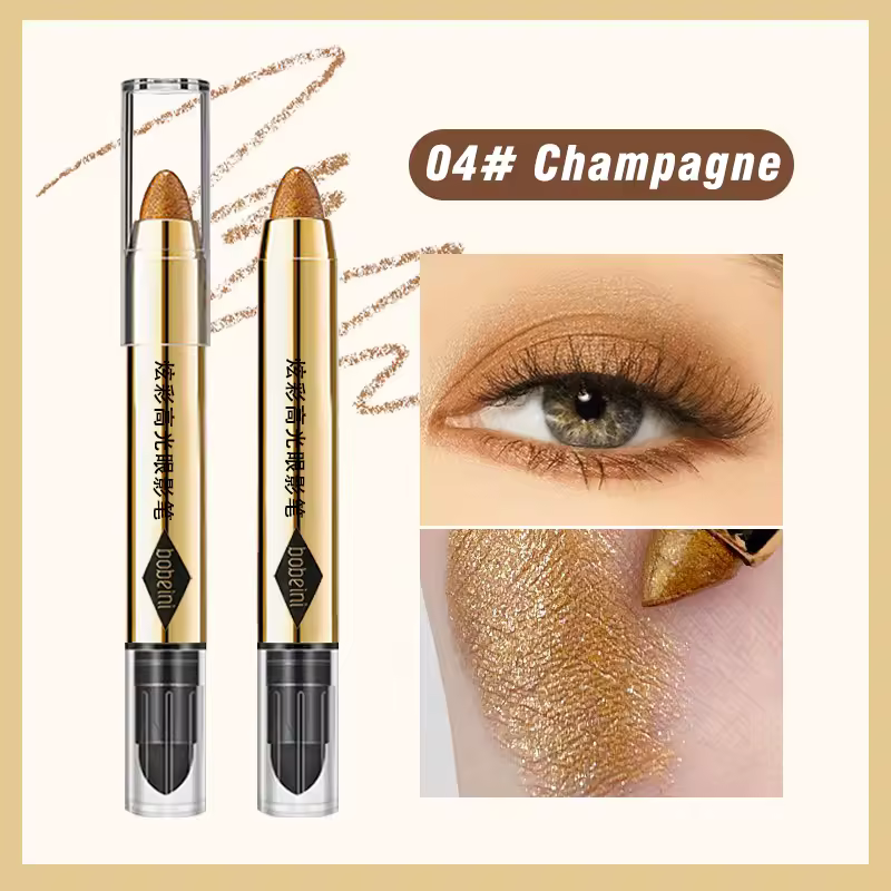 Pencil Shimmering Brightening Long Lasting Dual-Ended Highlighter Eyeshadow