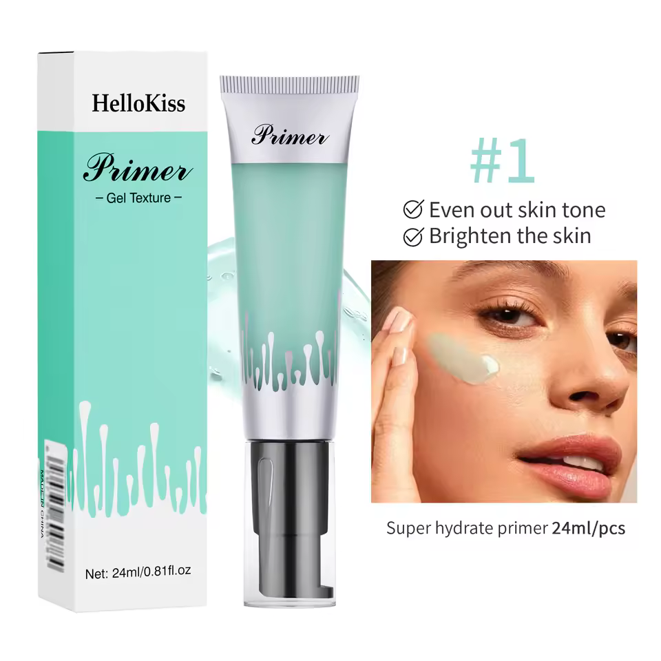 Primer Gel Brightening Hyaluronic Acid Hydrating Moisturizing Long-lasting Wear Face Primer