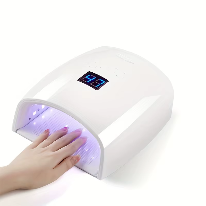 Rechargeable UV LED Nail Lamp 66W Lamp For Manicure With LCD Screen 4 Timer Settings Nail Art Manicure Tools