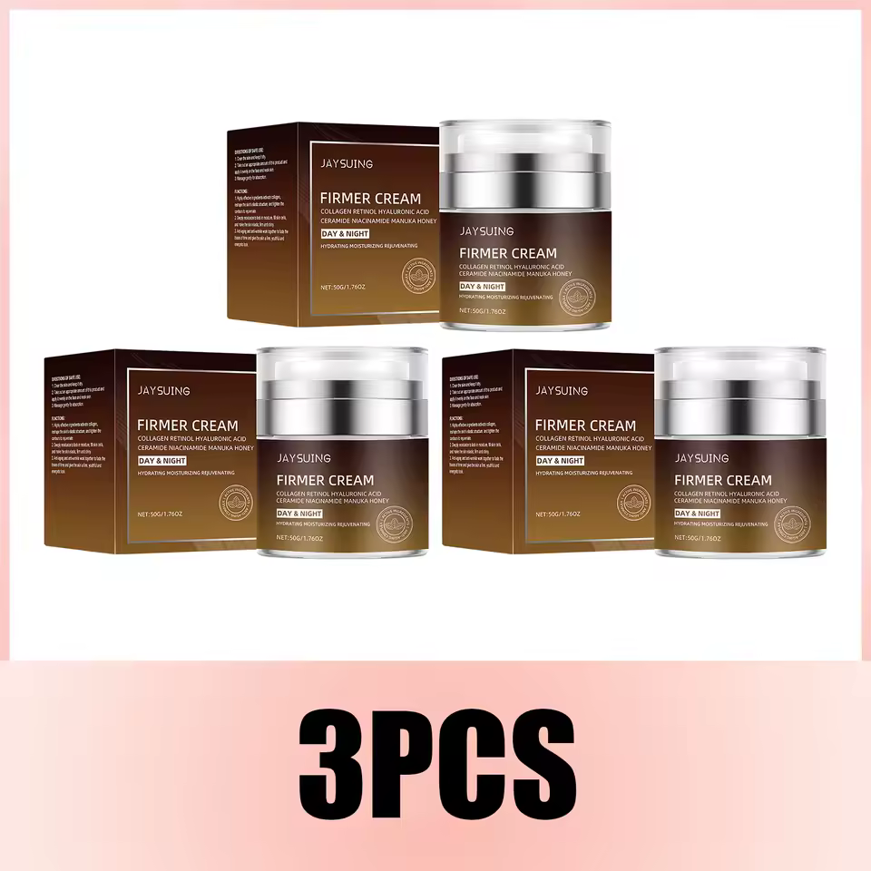 3 PCS Instant Face Lifting Wrinkle Tightening Firming Anti Aging Retinol Collagen Cream