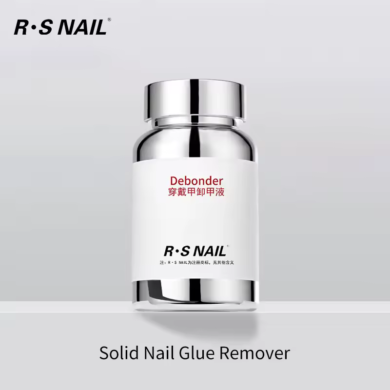 Reusable Nail Tips Solid Adhesives Press On Nails Sponge Remover Gel