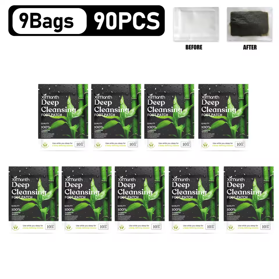 9PCS Detox Feet Deep Sleep Conditioning Body Relieve Stress Foot Care Tool