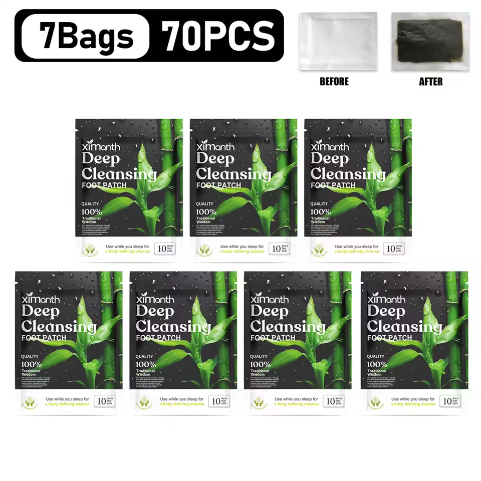 7PCS Detox Foot Patches Stress Relief Feet Deep Sleep Conditioning Body Relieve Stress Foot Care Tool