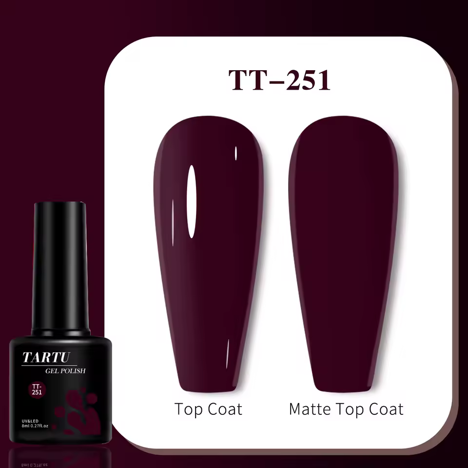 Semi Permanent 8ml Nail Art Soak Off UV LED Manicure Gel Nail Polish