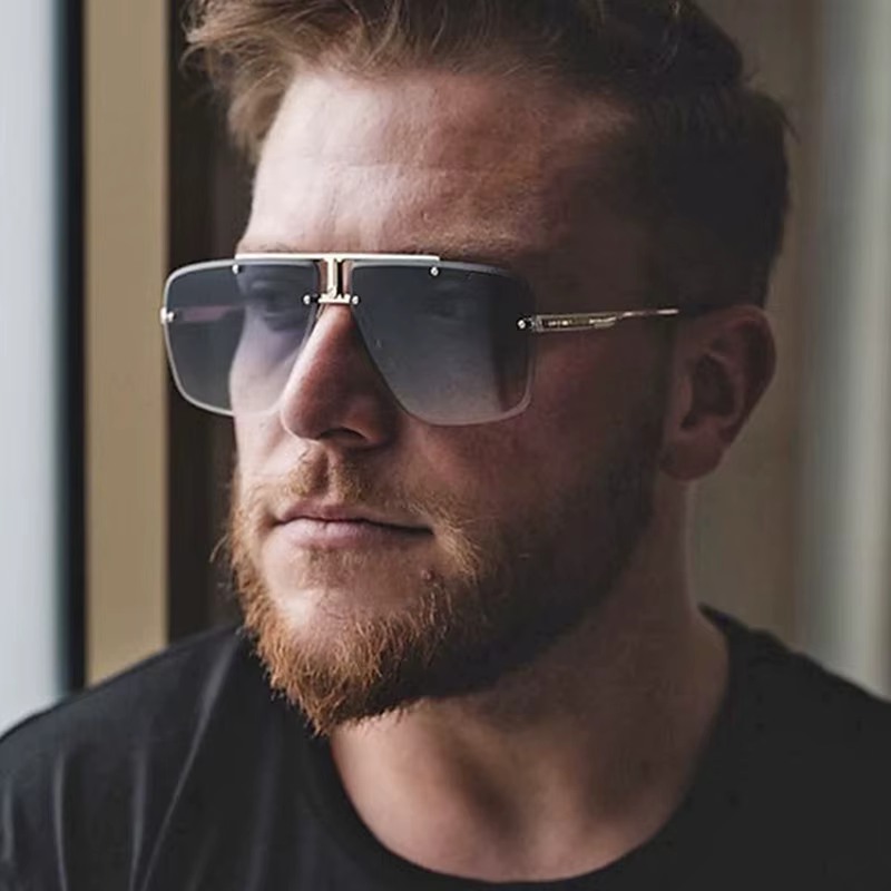 Shades Large Square Sun Glasses for Traveling Sunglasses Rectangle Fashion