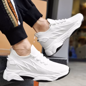 Sneakers Men Elevator Height Increase Heels Moccasins Taller Male Sports Shoes