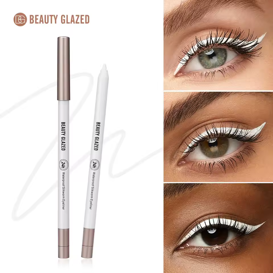 Soft Gel Waterproof Highlighter Gel Pen Lying Silkworm Pen Eyes Makeup