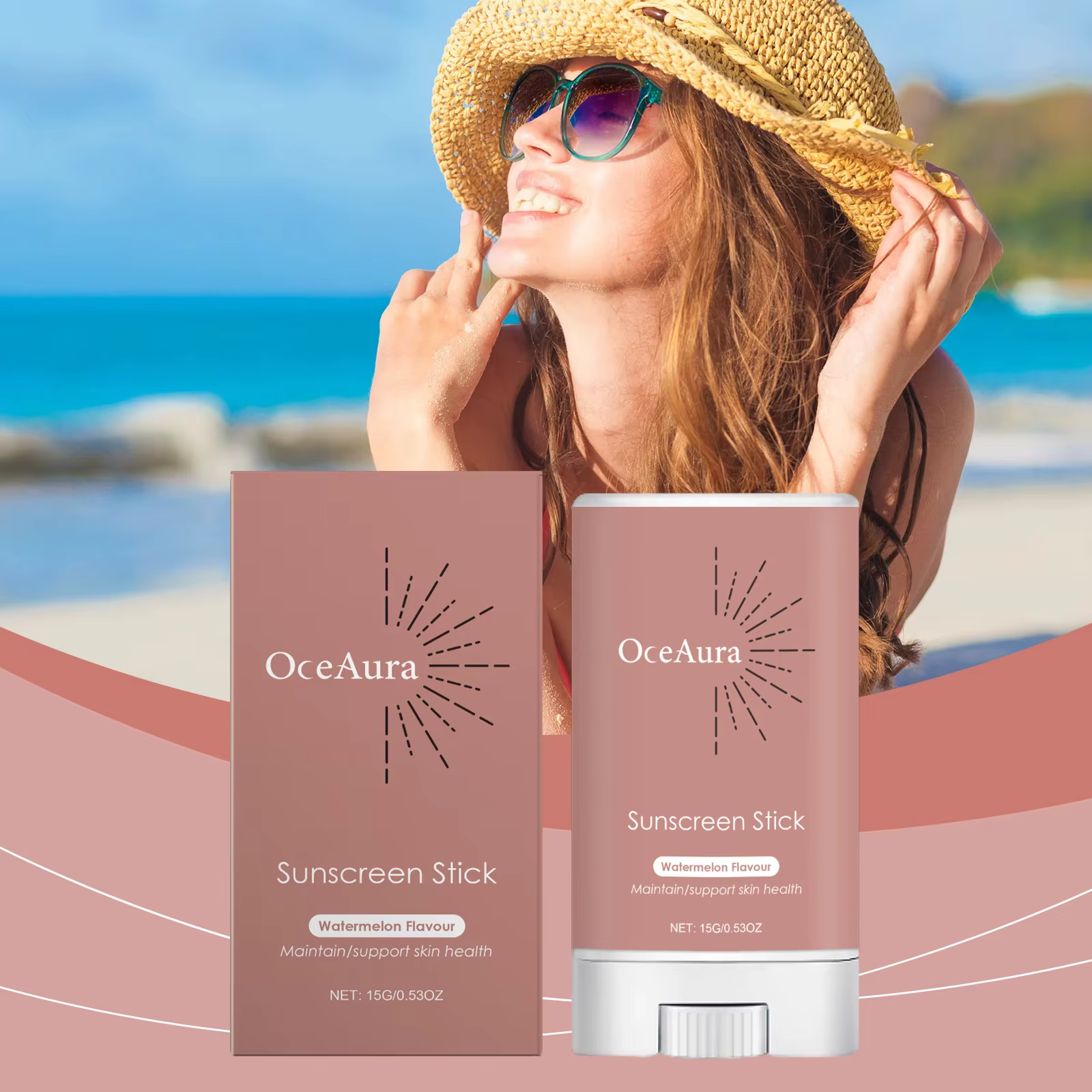 Soothing Cool SPF 50+ Sunblock UV Isolation Anti Oxidant Sun Prevent Sunburn Sunscreen Stick